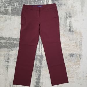 Apt 9 Burgendy Dress Pants Size 6